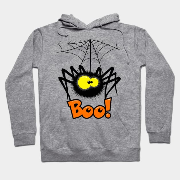 Cute Halloween Spider Hoodie by Scud"